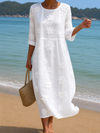 Abito casual da donna con stampa floreale