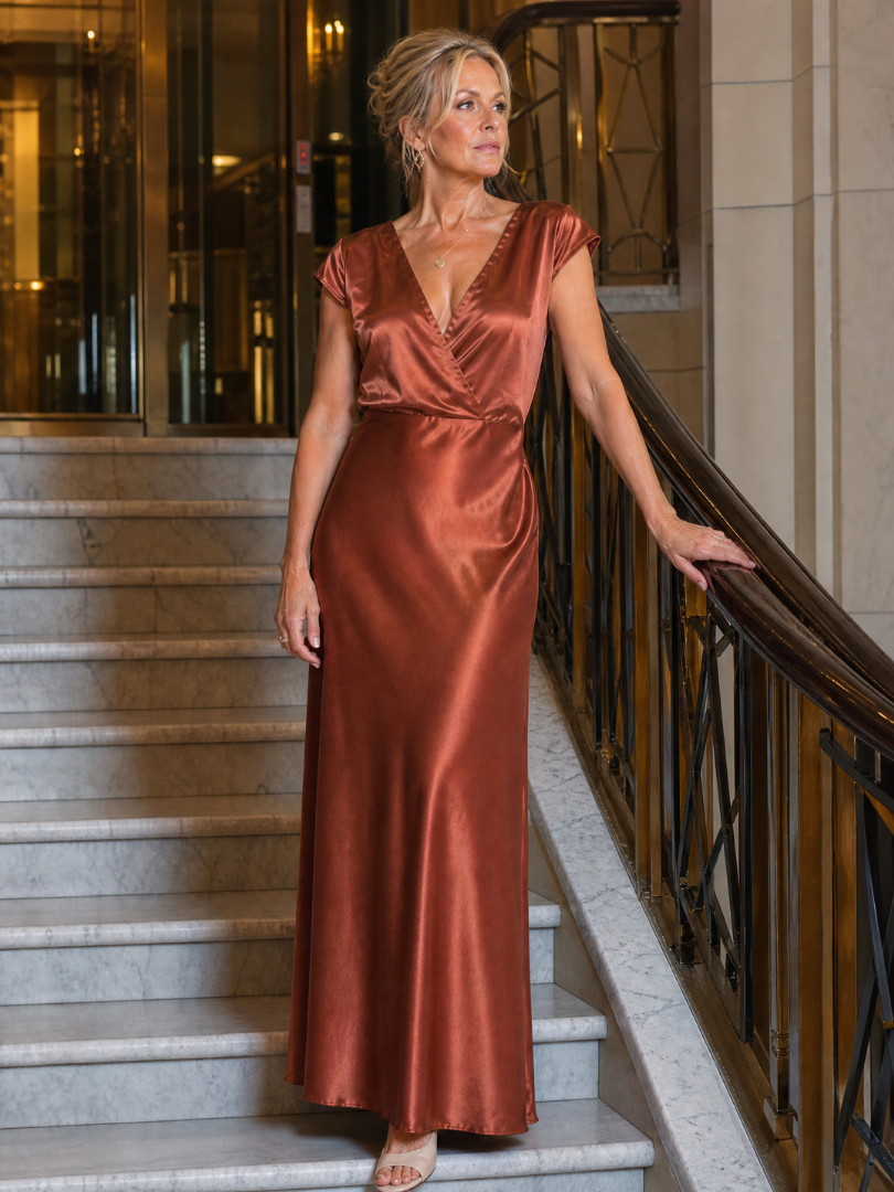 Samouse™ Abito Maxi con Maniche a Cappuccio