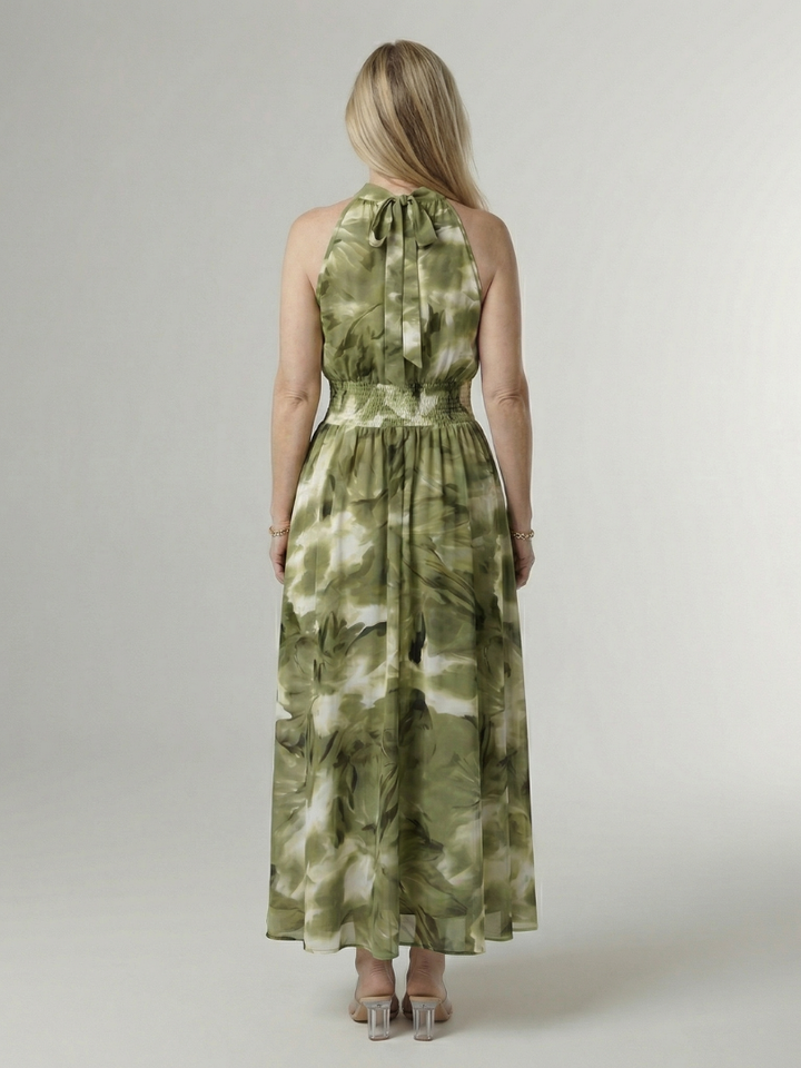 Abito Midi con Scollo Halter Sylin™
