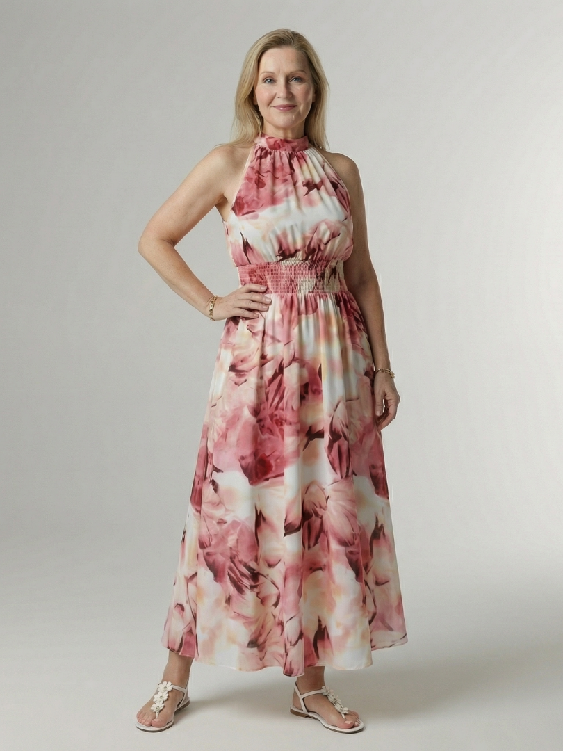 Abito Midi con Scollo Halter Sylin™
