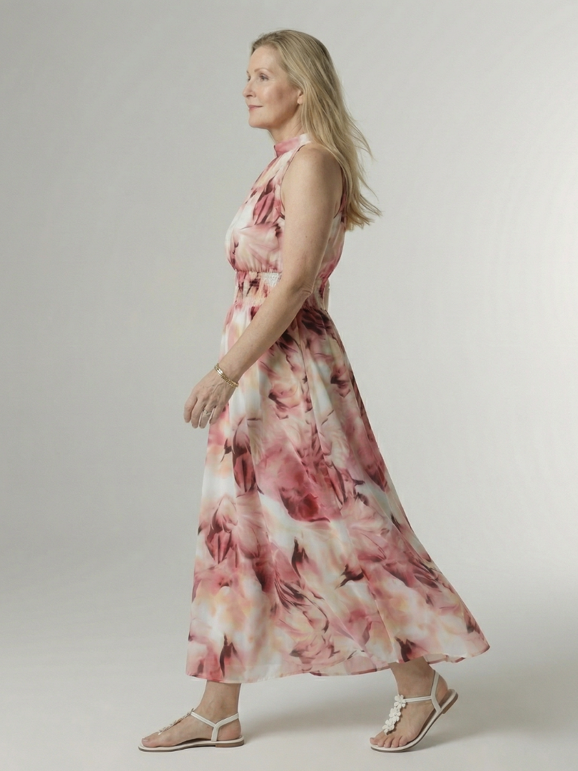 Abito Midi con Scollo Halter Sylin™
