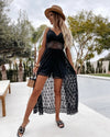 Ianthe | Tuta Larga con Dettagli all'Uncinetto