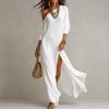 Keara | Abito Maxi Fluttuante a Spalla Unica