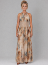 Elavenue™ Abito Maxi con Collo Halter in Pizzo