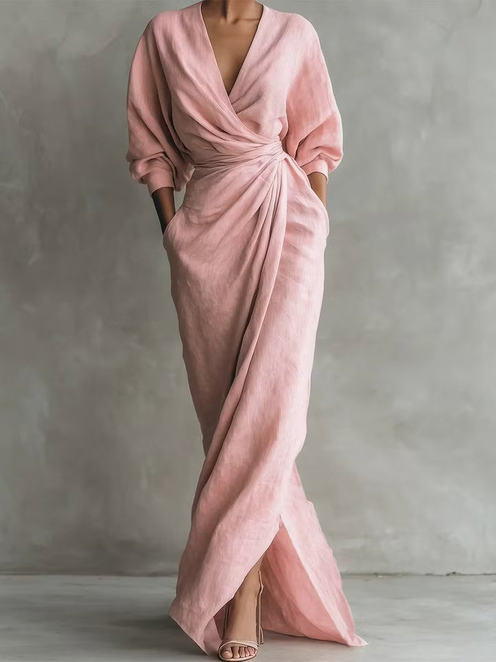 Emma | Abito Maxi in Mistura di Lino
