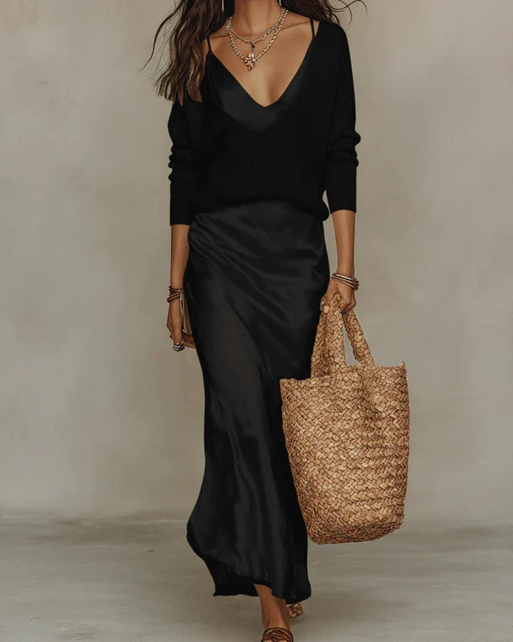 Niketa | Elegante Set Maxi Due Pezzi