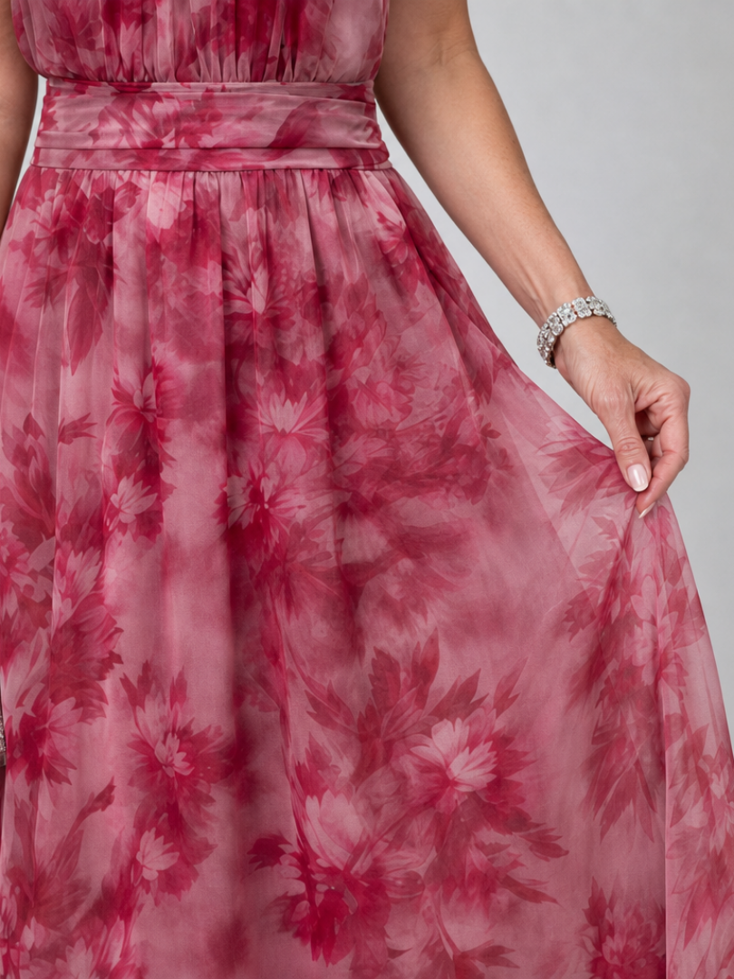 Abito Midi Avien™ con Scollo All'Americana