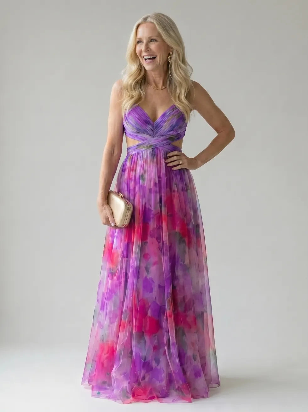 Isel™ Vestito Maxi Soft Wrap