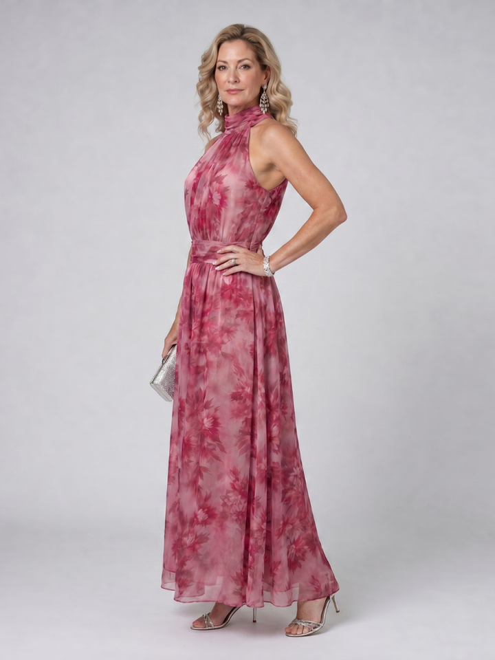 Abito Midi Avien™ con Scollo All'Americana