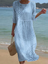Vestito casual da donna ricamato