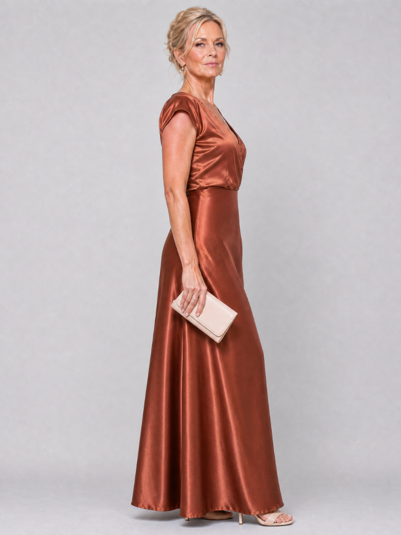 Samouse™ Abito Maxi con Maniche a Cappuccio