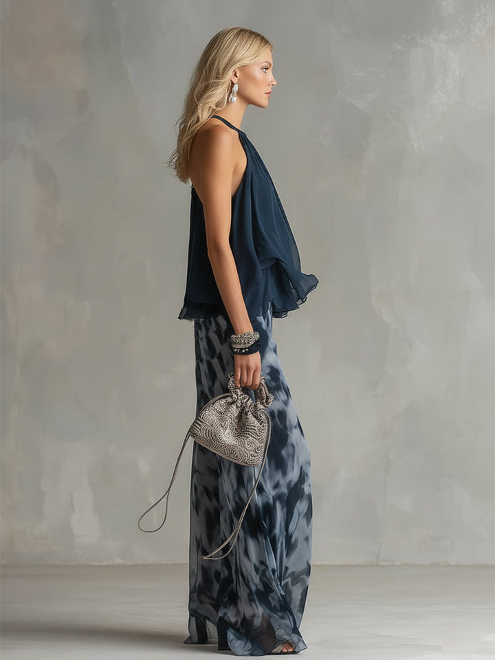 Cosima | Set Due Pezzi Elegante con Halter