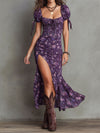 Wendy | Abito Midi Boho a Maniche A Puff