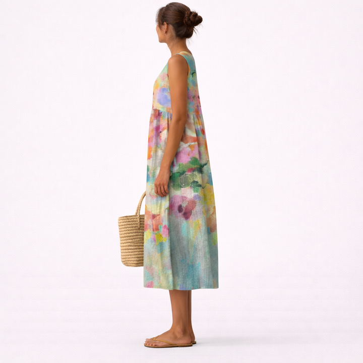Karla™ | Abito Midi Multicolore Elegante