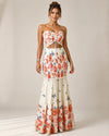 Alessia | Vestito Maxi Tropicale