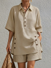 Charlotte | Set Due Pezzi in Lino Relaxed
