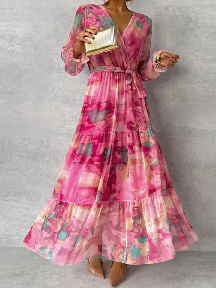 Willow | Abito Maxi Floreale Fluttuante