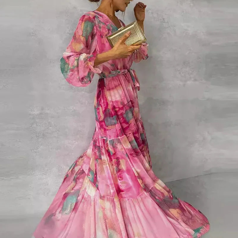 Willow | Abito Maxi Floreale Fluttuante