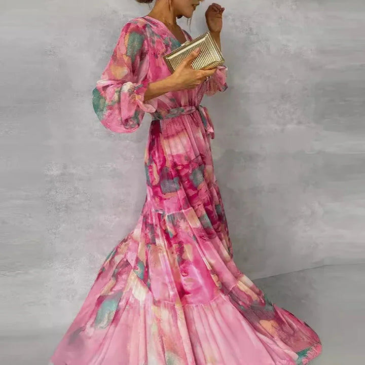 Willow | Abito Maxi Floreale Fluttuante