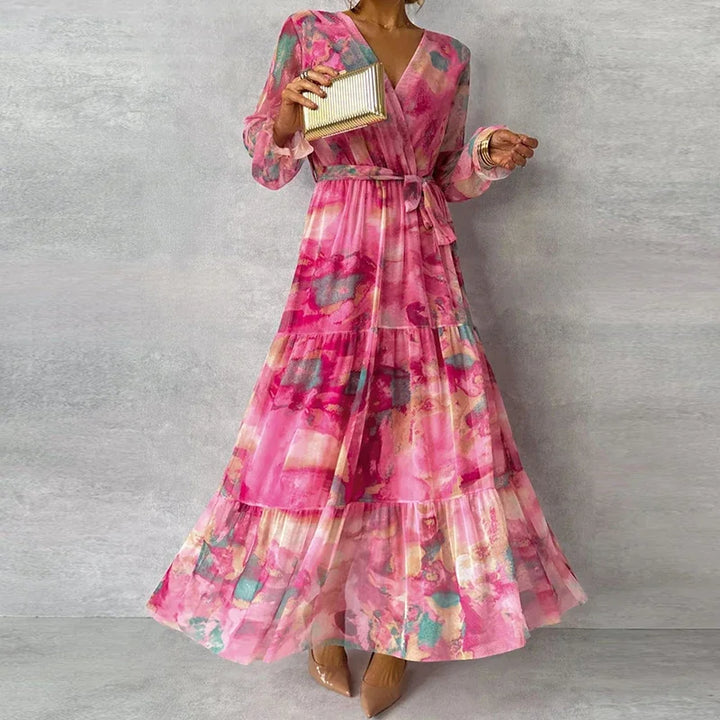 Willow | Abito Maxi Floreale Fluttuante