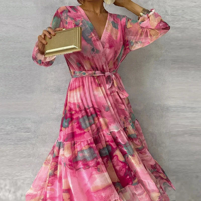 Willow | Abito Maxi Floreale Fluttuante
