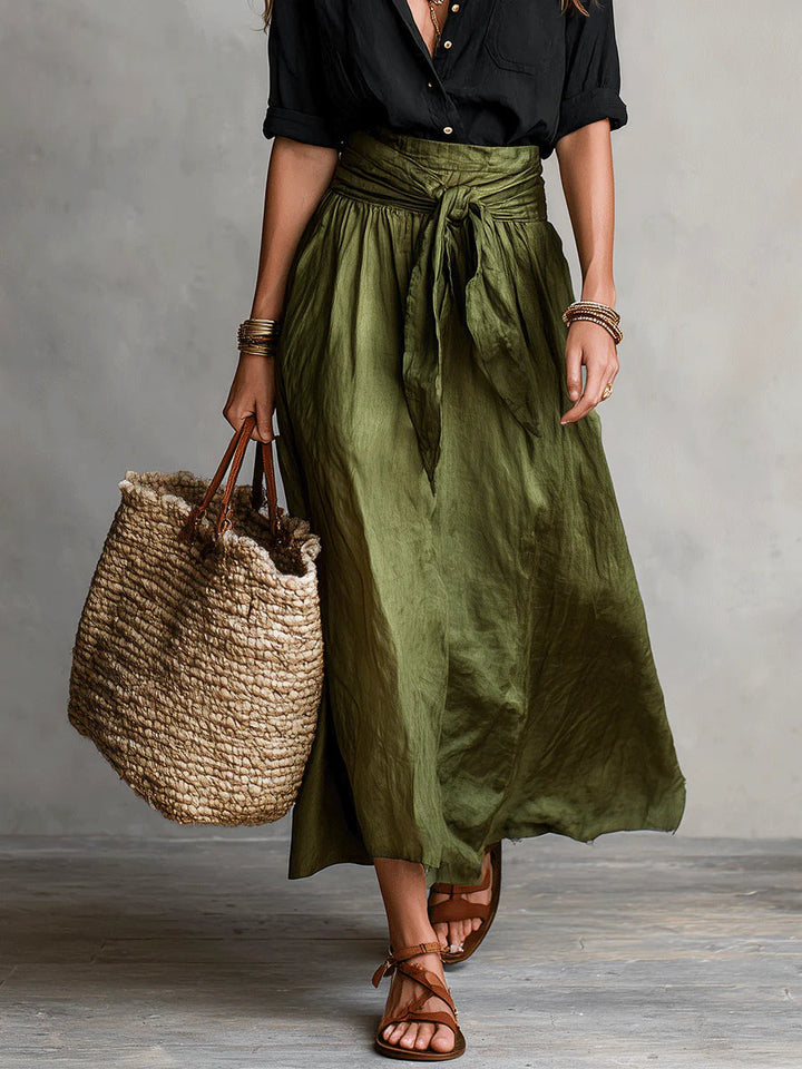 Martina | Abito Maxi Elegante e Fluido con Spallina Unica