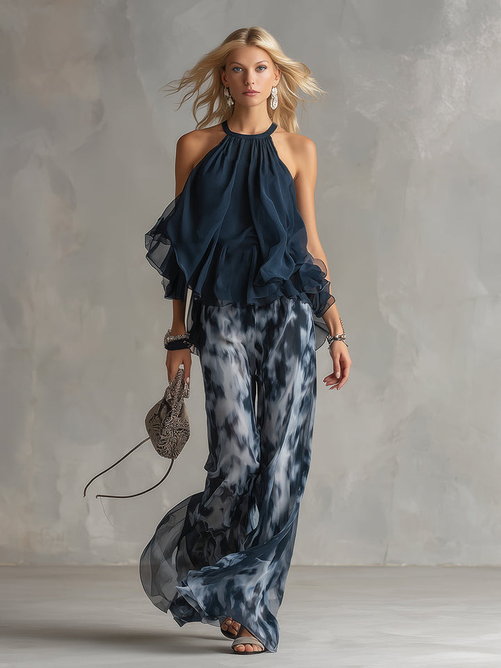 Cosima | Set Due Pezzi Elegante con Halter