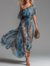 Larissa | Abito Maxi Fluttuante a Spalla Scoperta