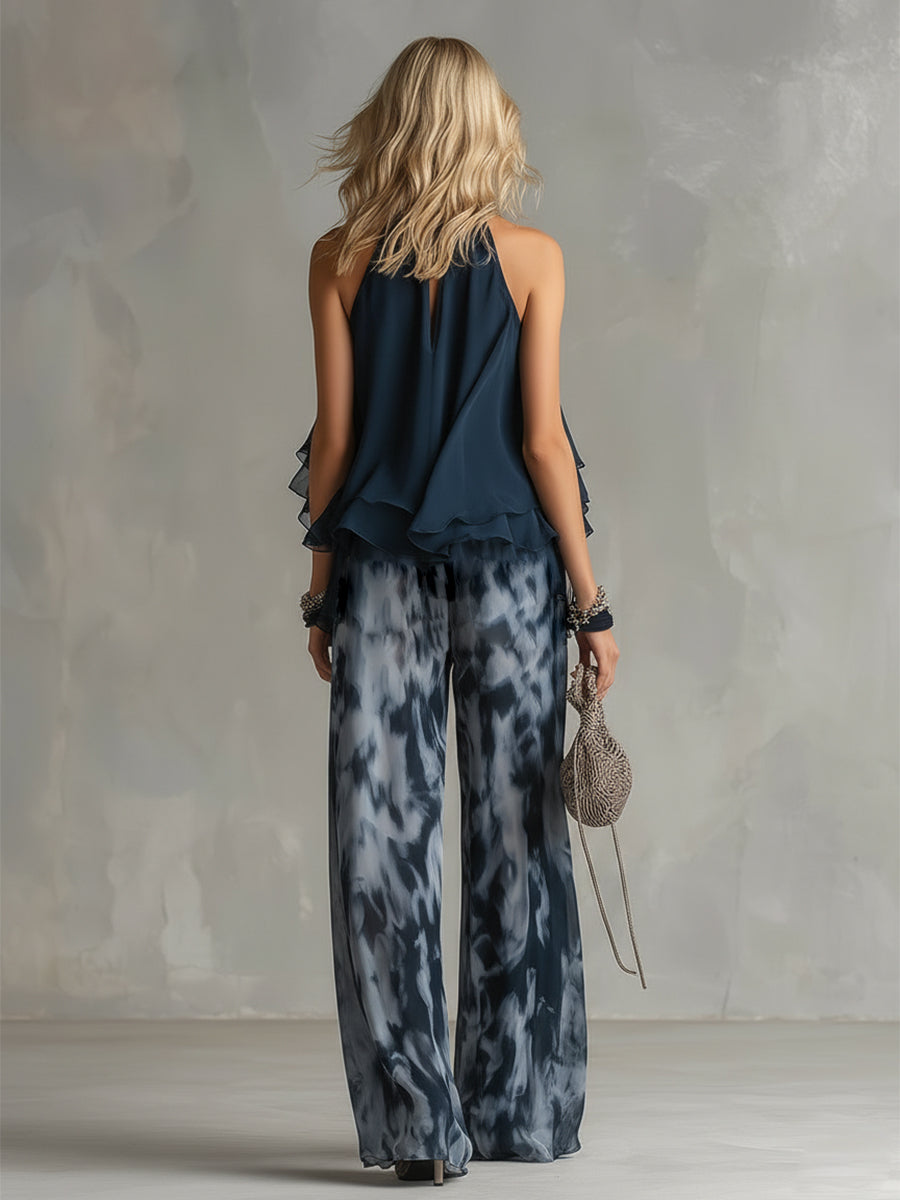 Cosima | Set Due Pezzi Elegante con Halter