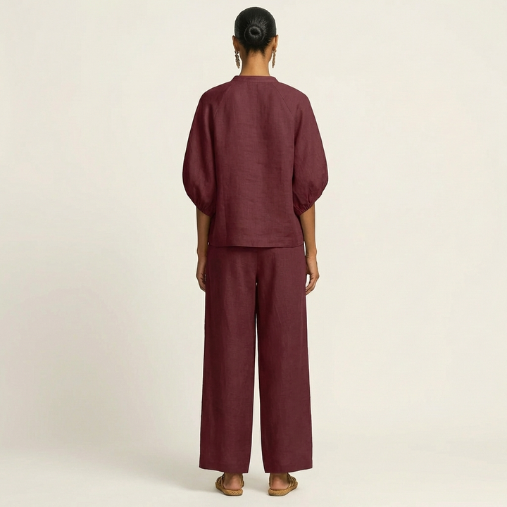 Marlowe | Completo con Maniche a Palla e Zip Frontale