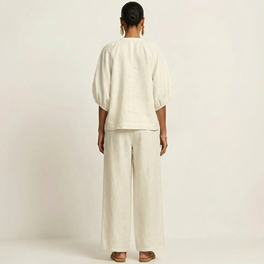 Marlowe | Completo con Maniche a Palla e Zip Frontale