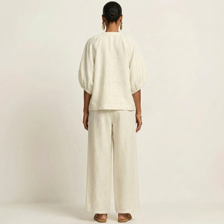 Marlowe | Completo con Maniche a Palla e Zip Frontale