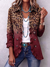 Livia | Blazer Leopardato Ombré con Balze